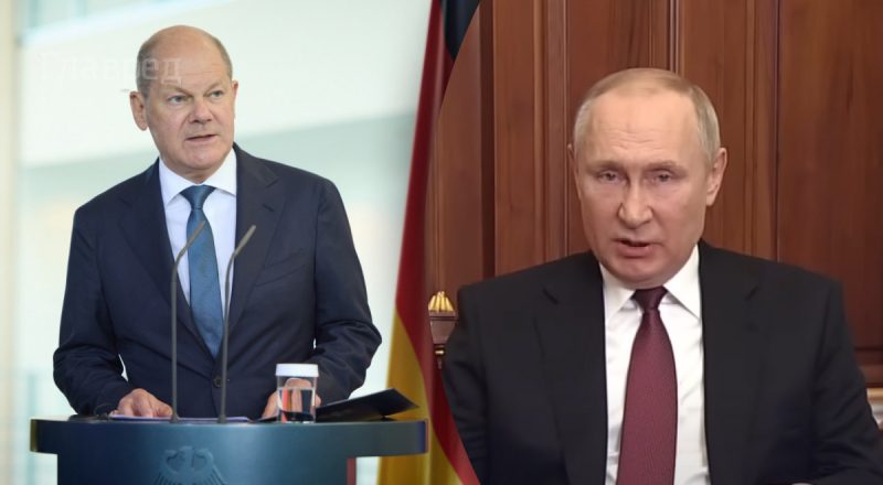 Шольц хочет убедить Путина вывести войска из Украины