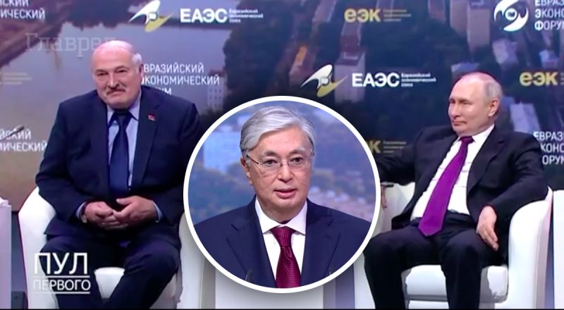 Путин и Лукашенко еле сдержались: президент Казахстана удивил заявлением о Беларуси и РФ