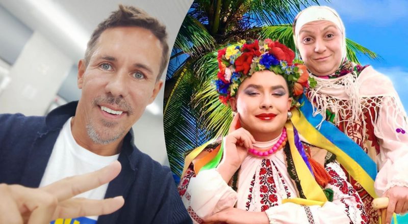 "Мама, целоваться!": Алексей Панин засветился в крепких объятиях Верки Сердючки