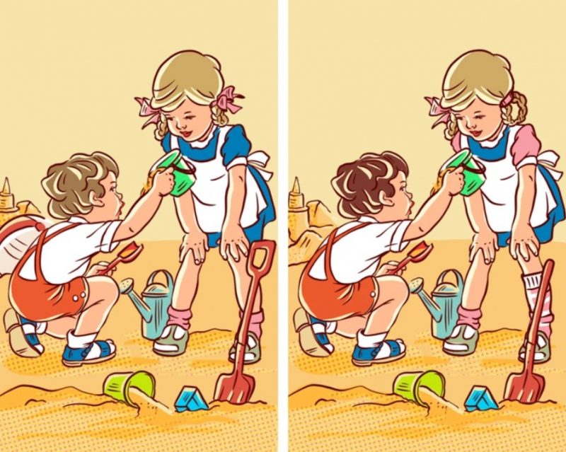 Сложная оптическая иллюзия: нужно найти 8 отличий за 15 секунд