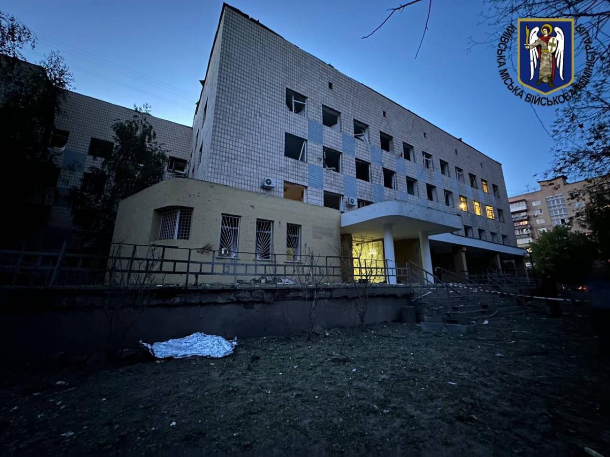 Наслідки нічного ракетного удару по Києву Наслідки нічного ракетного удару по Києву