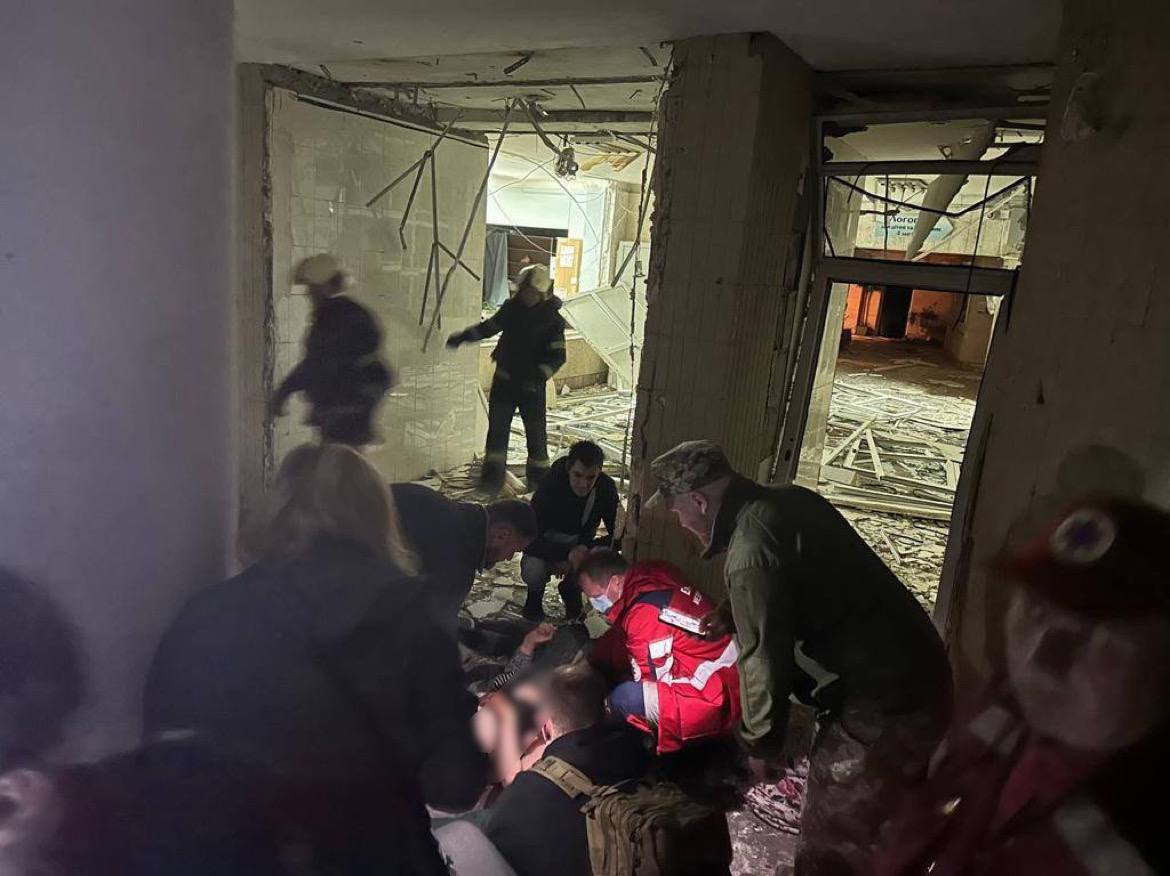 Наслідки нічного ракетного удару по Києву Наслідки нічного ракетного удару по Києву