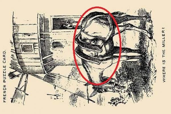 Сложная оптическая иллюзия из 19 века: только люди с высоким IQ найдут лицо всадника