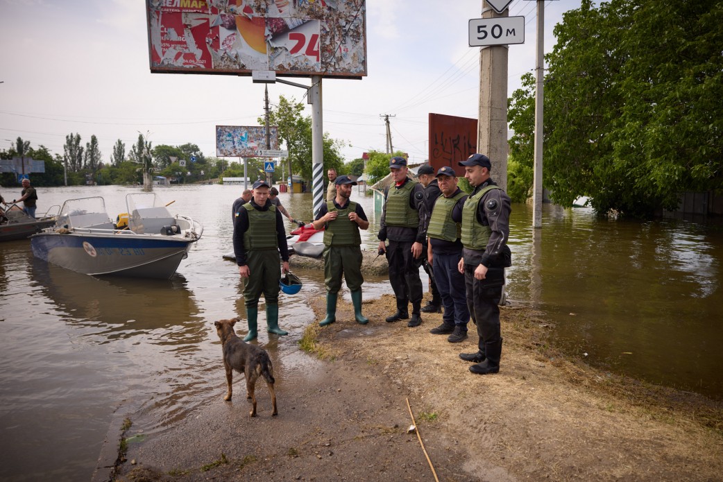 Ситуація з підтопленням у Херсоні