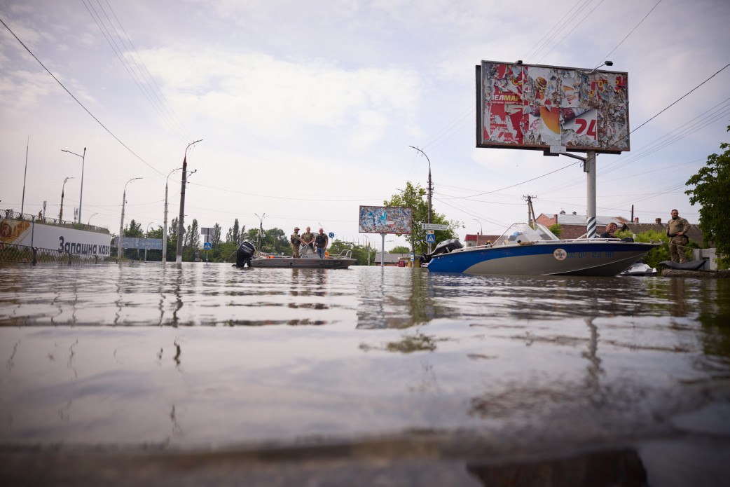 Ситуація з підтопленням у Херсоні