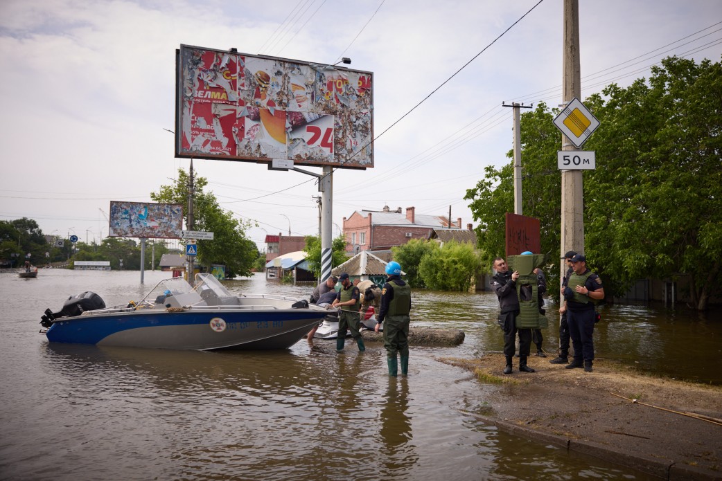 Ситуація з підтопленням у Херсоні