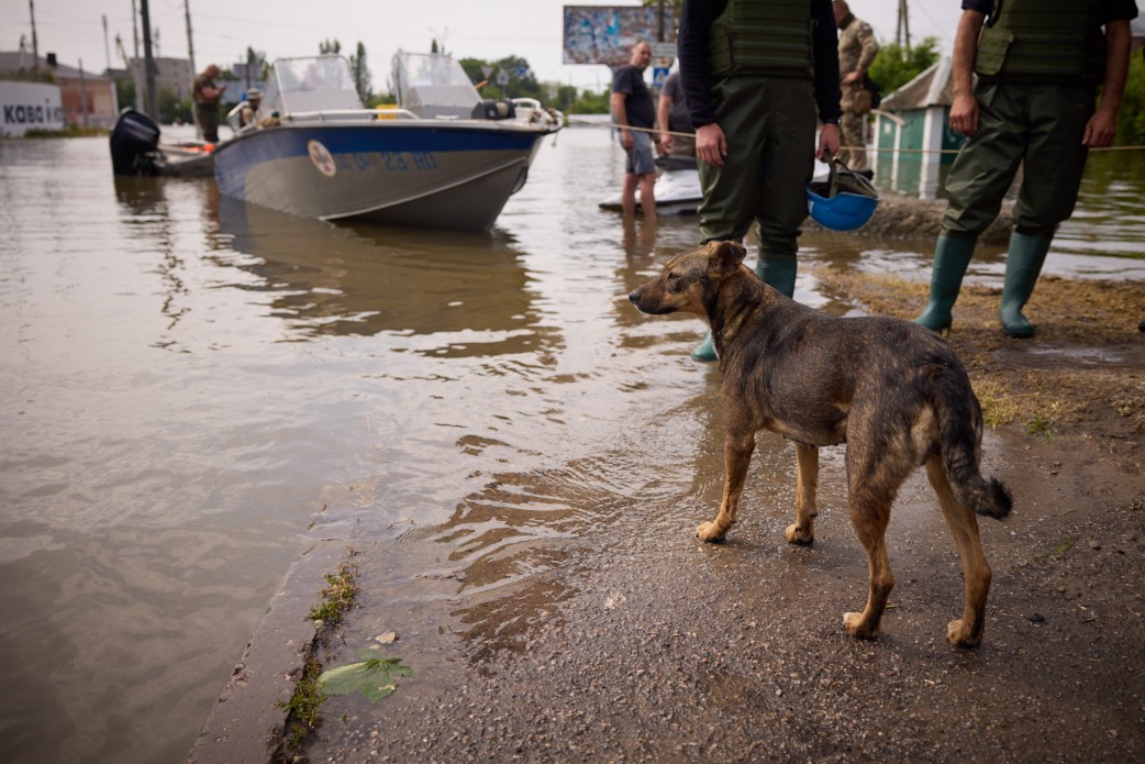 Ситуація з підтопленням у Херсоні