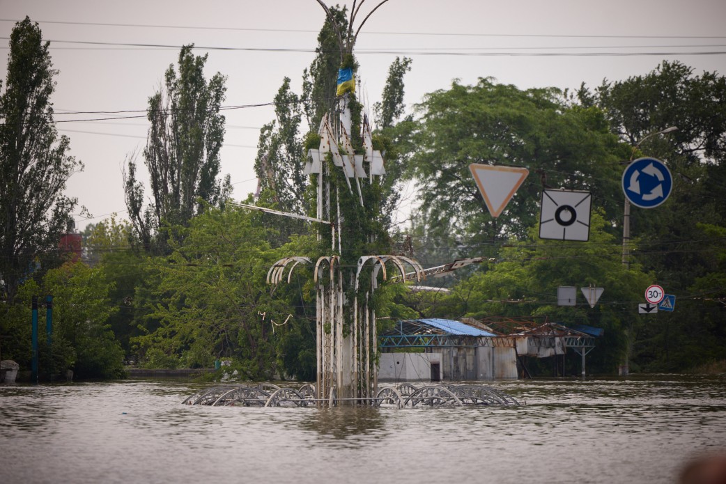 Ситуація з підтопленням у Херсоні