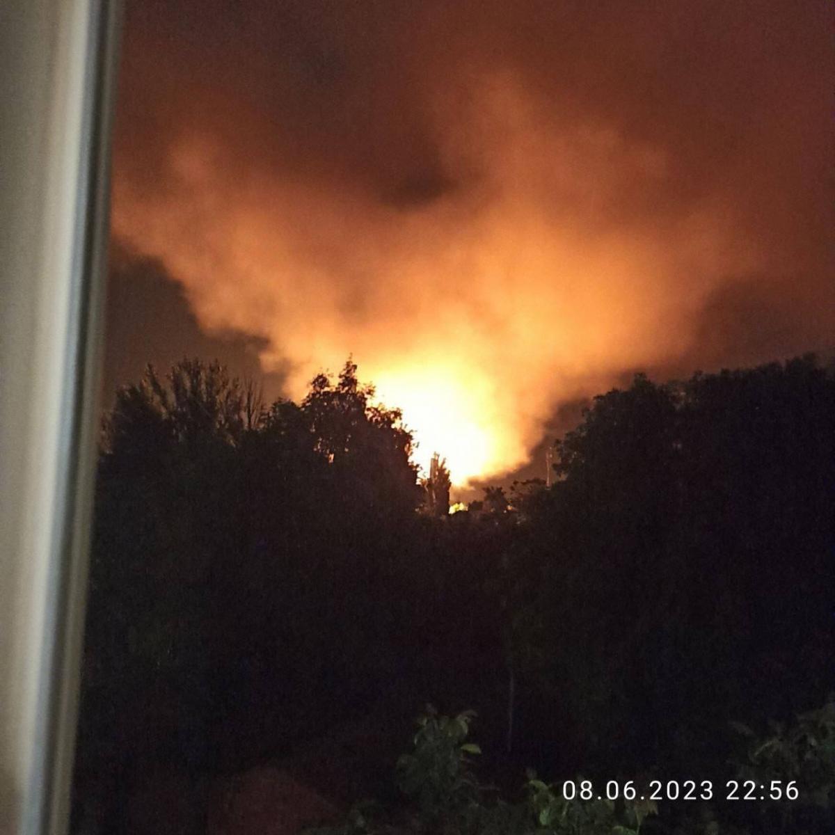 Потужний вибух у Бердянську