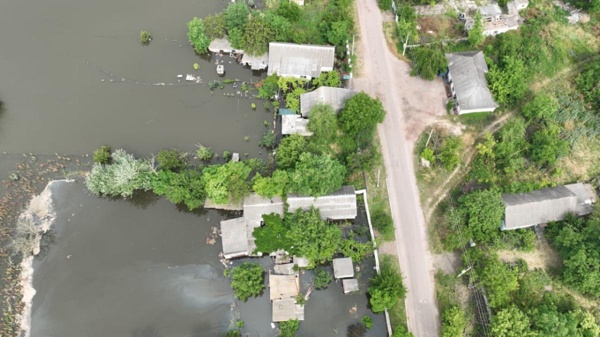 Ситуація із підтопленням у Херсонській області Ситуація із підтопленням у Херсонській області