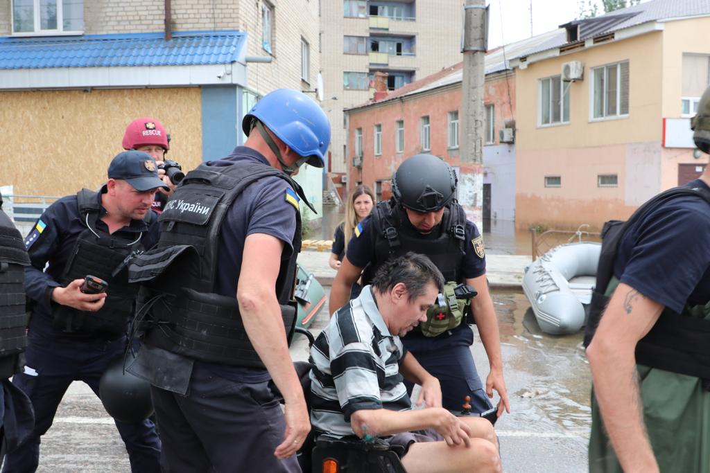 Ситуація із підтопленням у Херсонській області Ситуація із підтопленням у Херсонській області