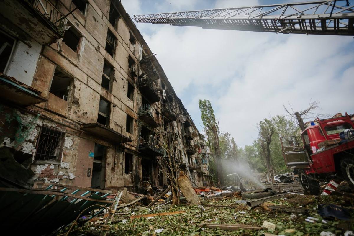 Наслідки удару РФ по Кривому Рогу Наслідки удару РФ по Кривому Рогу