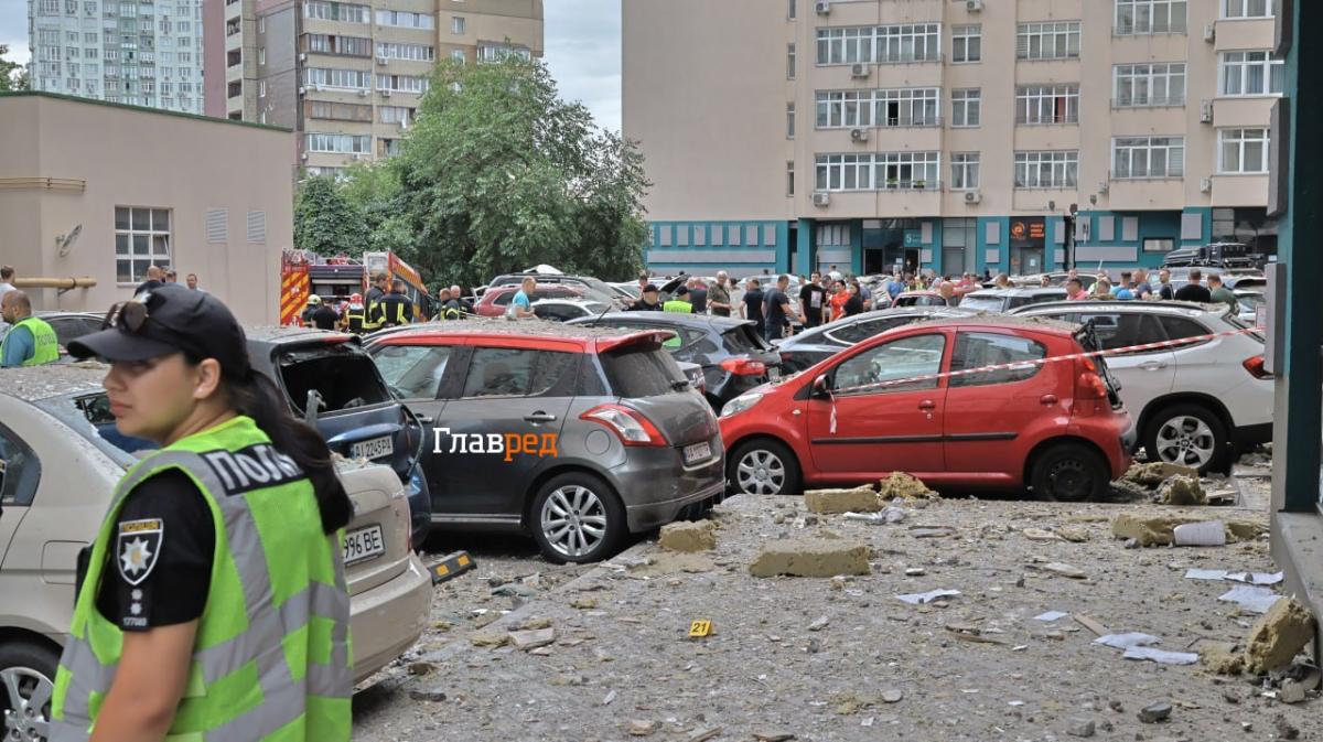 Ракетний удар по Києву