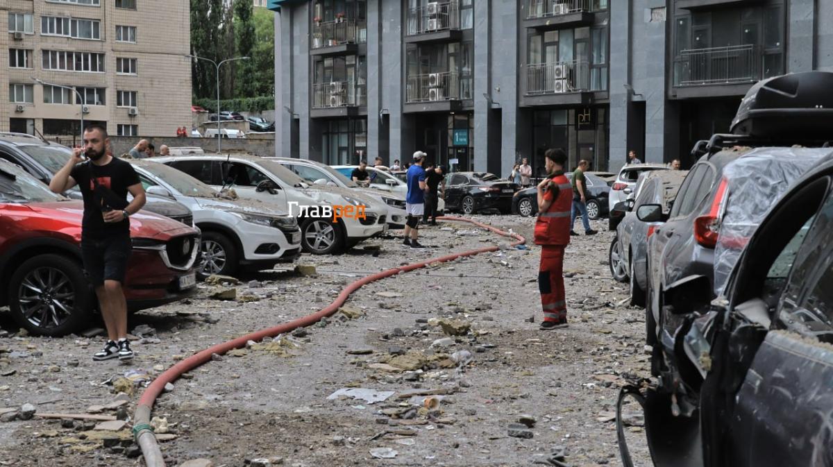 Ракетний удар по Києву