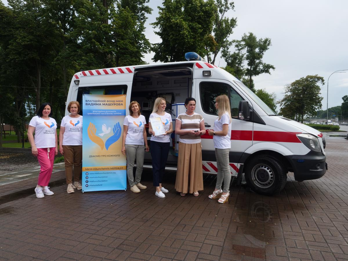 Фонд Вадима Машурова придбав для ЗСУ надсучасний реанімобіль