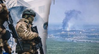 Все в дыму: российские добровольцы уничтожили оккупантов в Шебекино