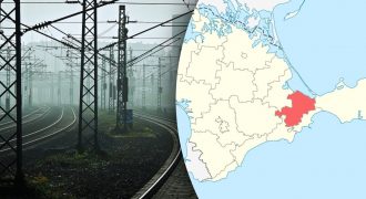 Уже третий раз за месяц: в оккупированном Крыму поврежден железнодорожный путь