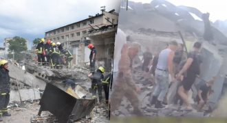 Все бежали на помощь: появилось видео первых минут после взрыва в Краматорске