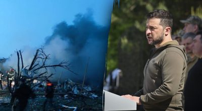 Владимир Зеленский, взрыв в Днепре Владимир Зеленский, взрыв в Днепре