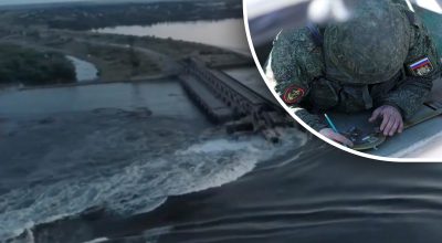 Каховська ГЕС, армія РФ Каховська ГЕС, армія РФ