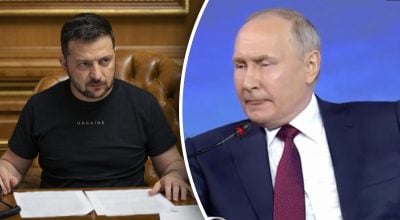 Володимир Зеленський, Путін