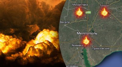 Ціла серія вибухів: у Мелітополі потужно прилетіло по окупантах