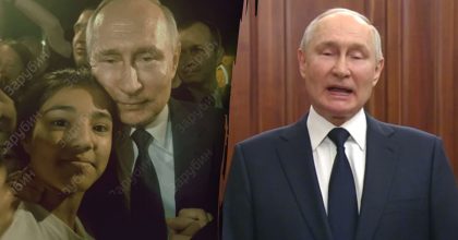 Всех трогал за руки и поцеловал ребенка: Путин возмутил странным поведением
