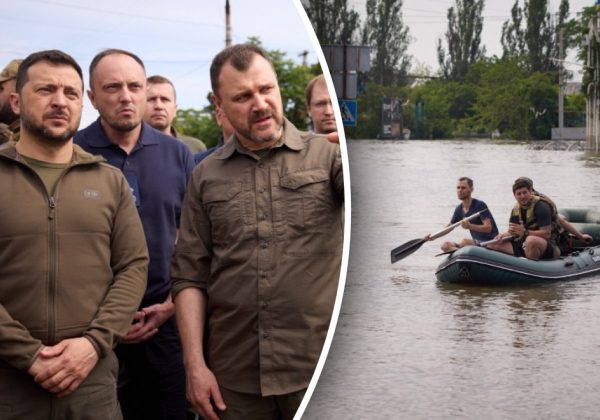 Зеленський на Херсонщині вирішує, як долати катастрофу: "Багато важливих питань"