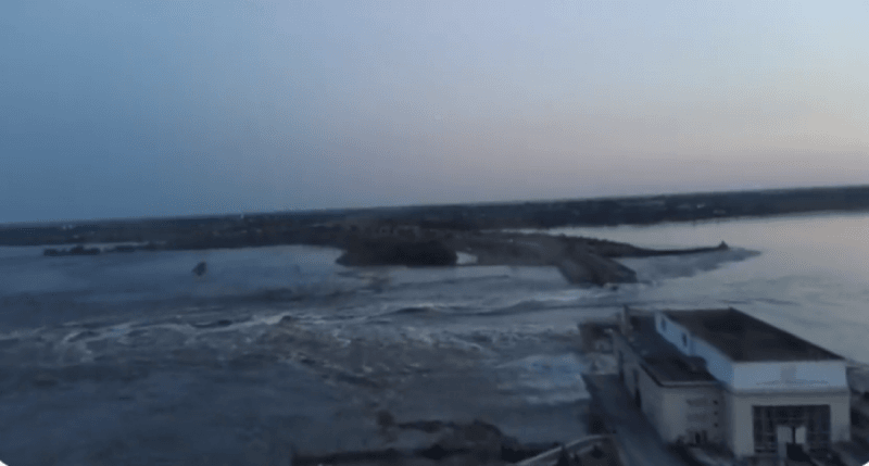 Підрив окупантами Каховської ГЕС: пік затоплення очікується до полудня - ОДА