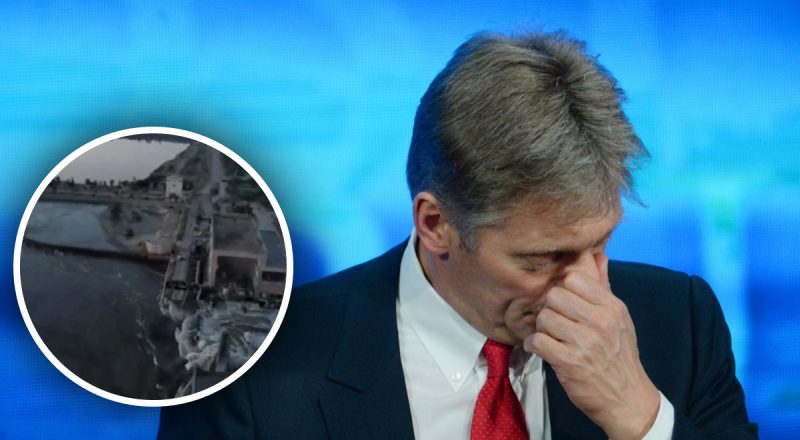 Песков выдал в эфир пропагандистскую ложь по поводу подрыва Каховской ГЭС