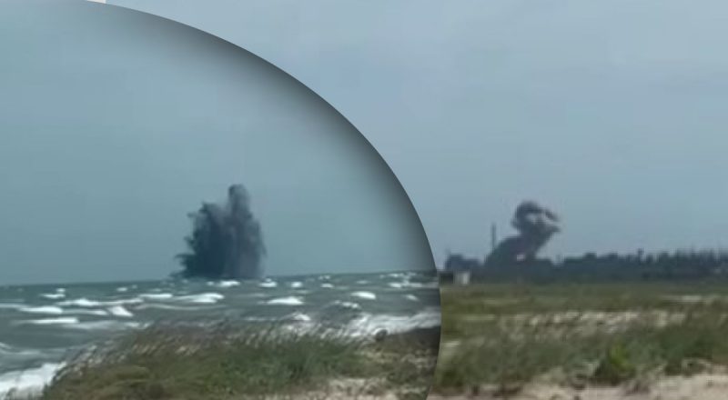 Упали даже стены: на Арабатской стрелке "прилетело" по оккупантам