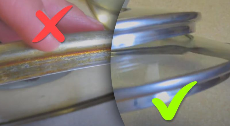 Мучениям пришел конец: как отмыть стеклянные крышки с железным ободком