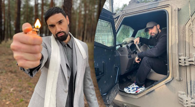 Уже на фронте: Виталий Козловский показал себя в экипировке с оружием в руках