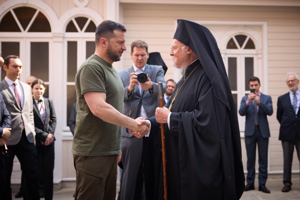 Зустріч Володимира Зеленського із Вселенським Патріархом Варфоломієм