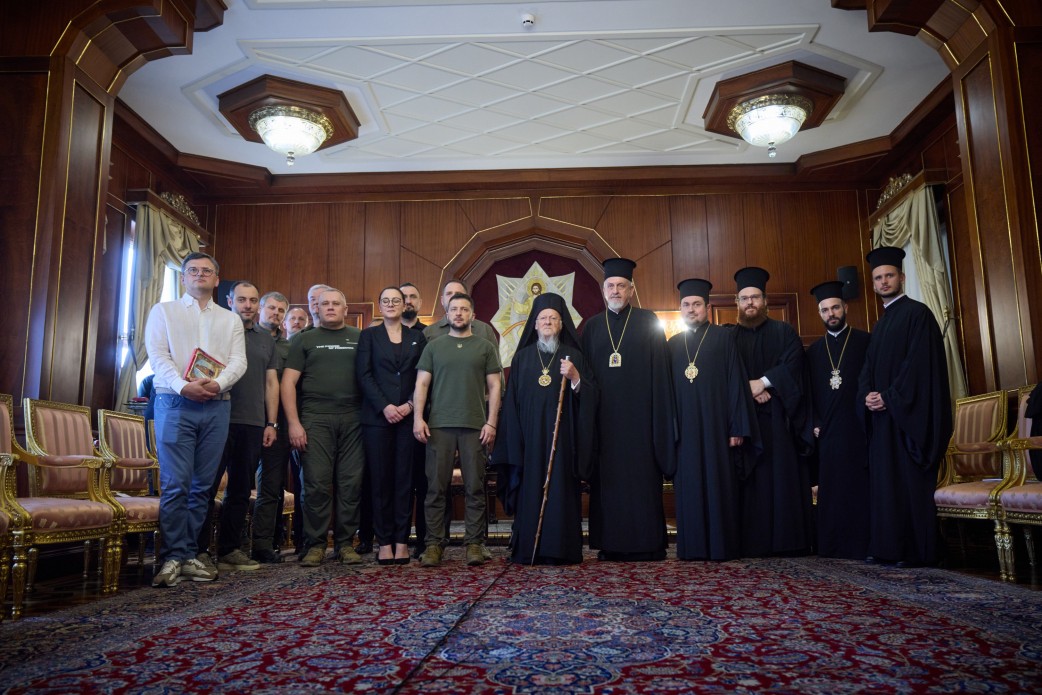Зустріч Володимира Зеленського із Вселенським Патріархом Варфоломієм