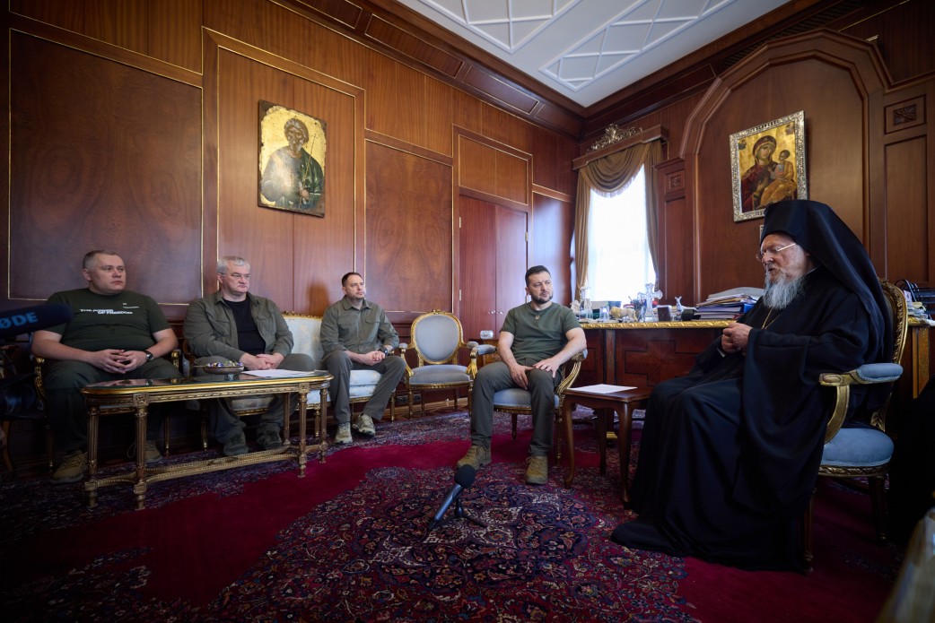 Зустріч Володимира Зеленського із Вселенським Патріархом Варфоломієм