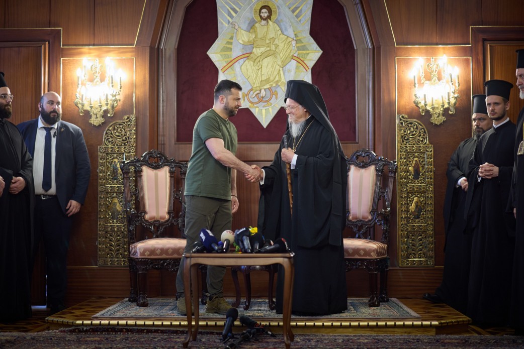 Зустріч Володимира Зеленського із Вселенським Патріархом Варфоломієм