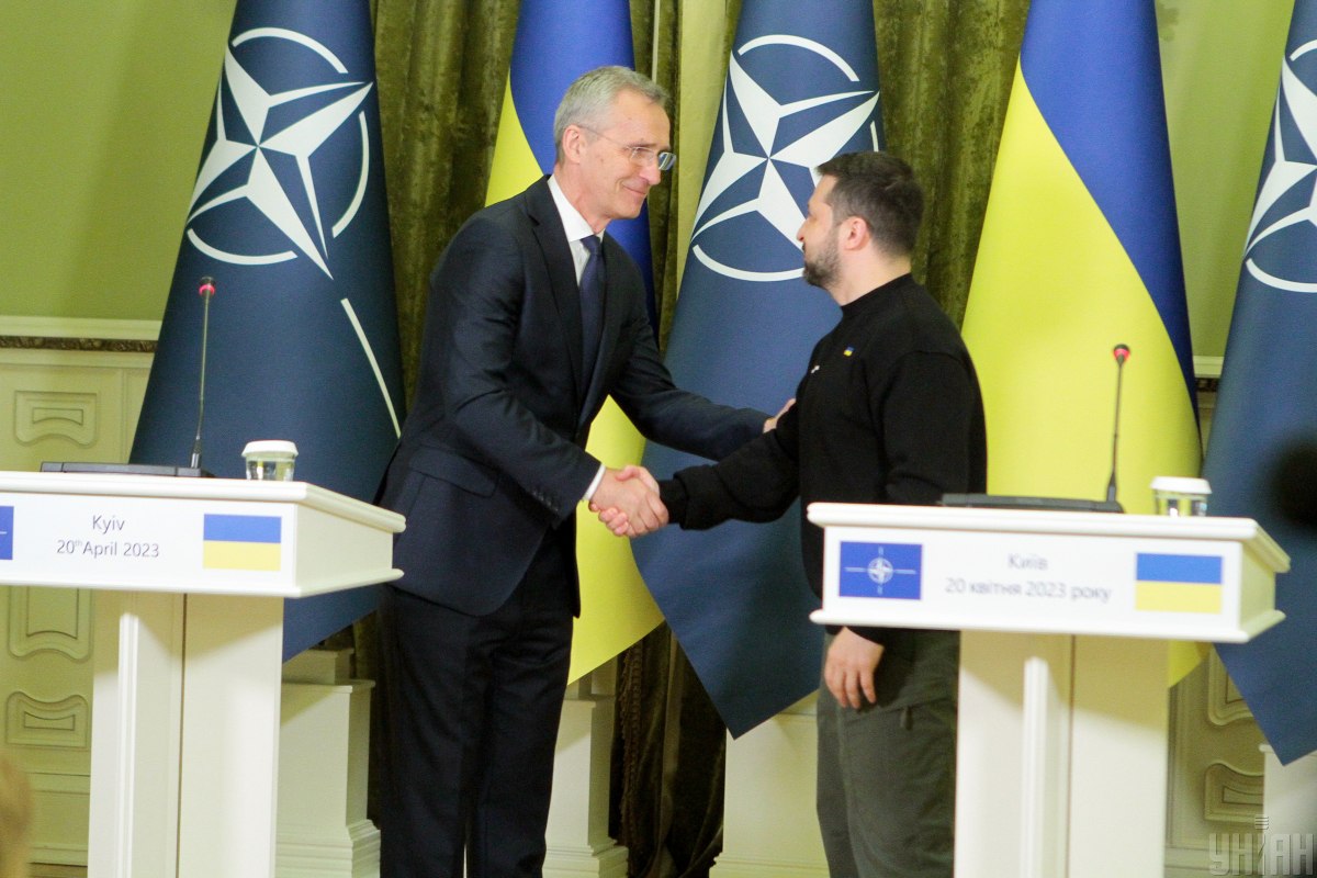 Зеленский и Столтенберг 