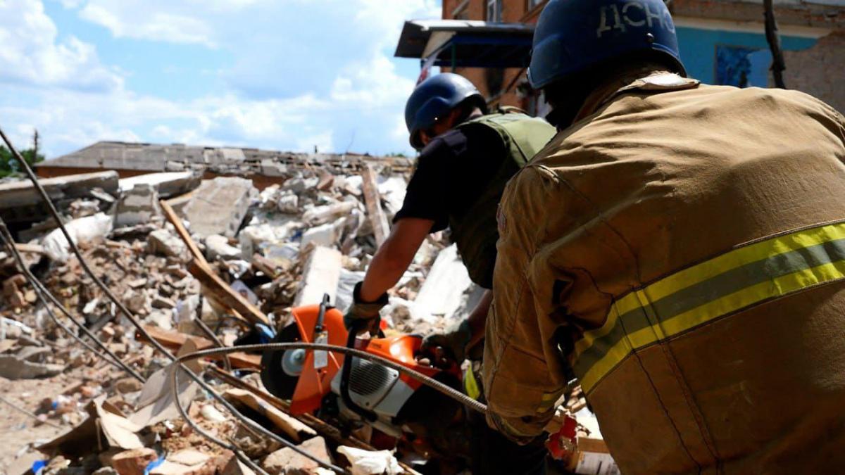 Удар авиабомбой по Орехову