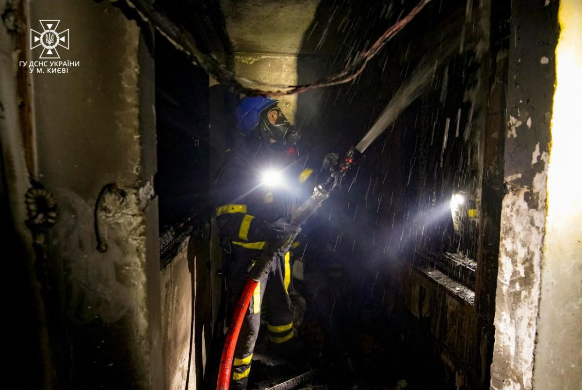 Россия ночью атаковала Киев