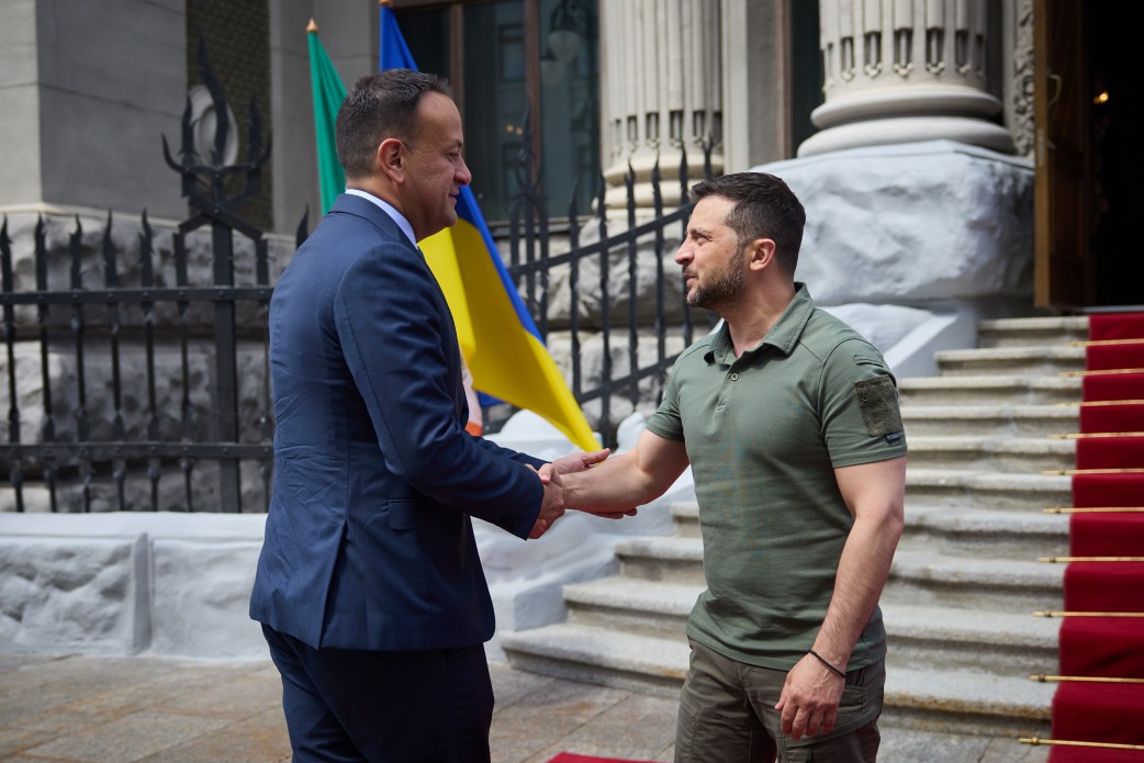 Зустріч президента України з прем’єрміністром Ірландії Лео Варадкаром у Києві 19 липня 2023