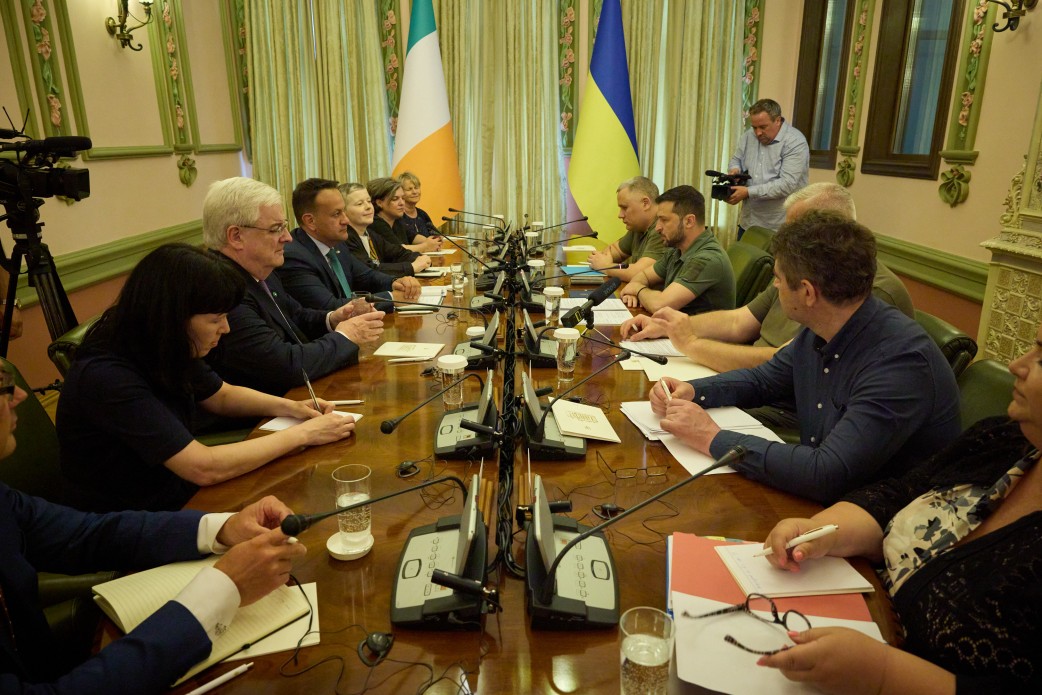 Зустріч президента України з прем’єрміністром Ірландії Лео Варадкаром у Києві 19 липня 2023