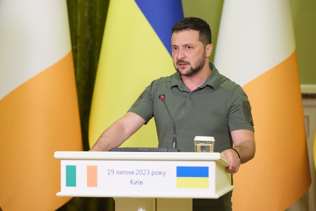 Зустріч президента України з прем’єрміністром Ірландії Лео Варадкаром у Києві 19 липня 2023