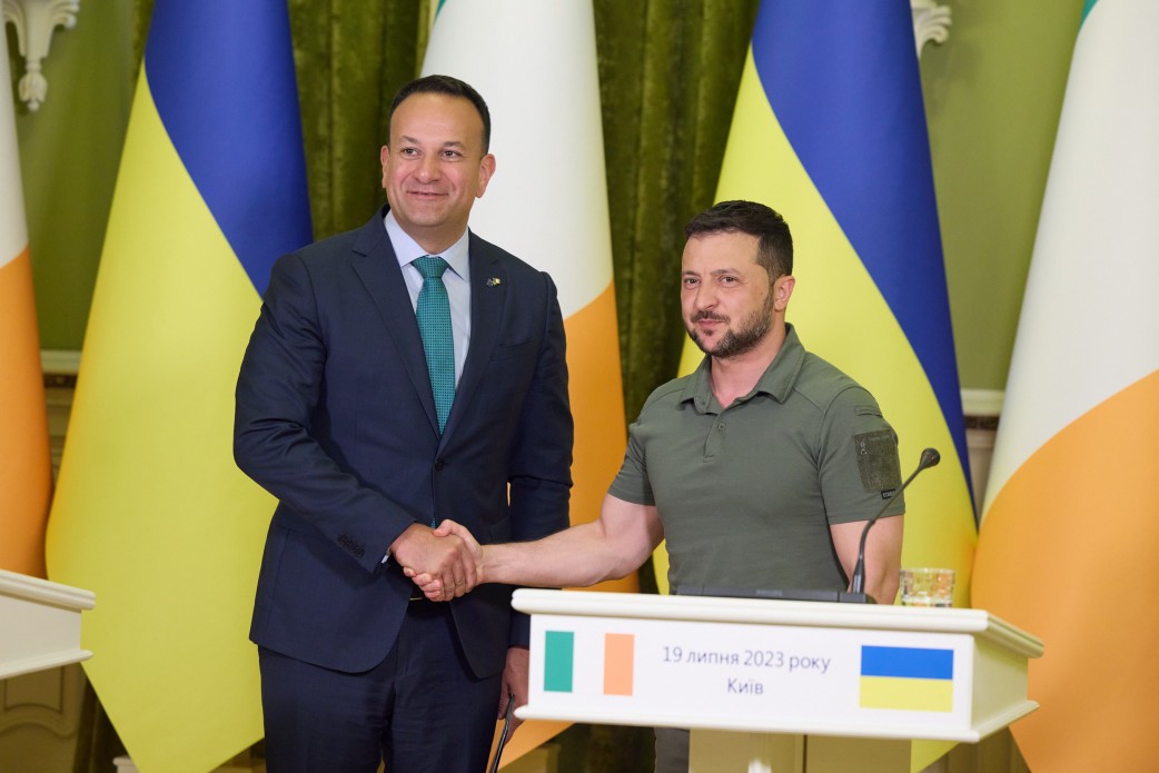 Зустріч президента України з прем’єрміністром Ірландії Лео Варадкаром у Києві 19 липня 2023