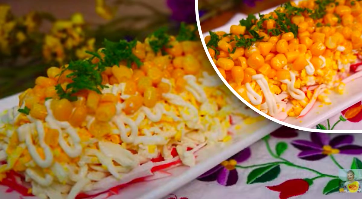 «Как приготовить вкусный крабовый салат из крабовых палочек?» — Яндекс Кью