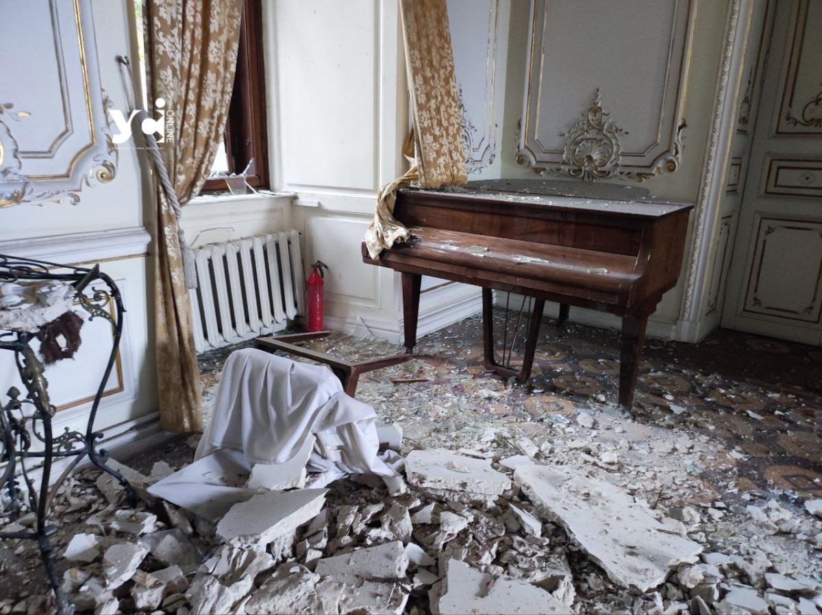 Російські ракети пошкодили Будинок вчених в Одесі