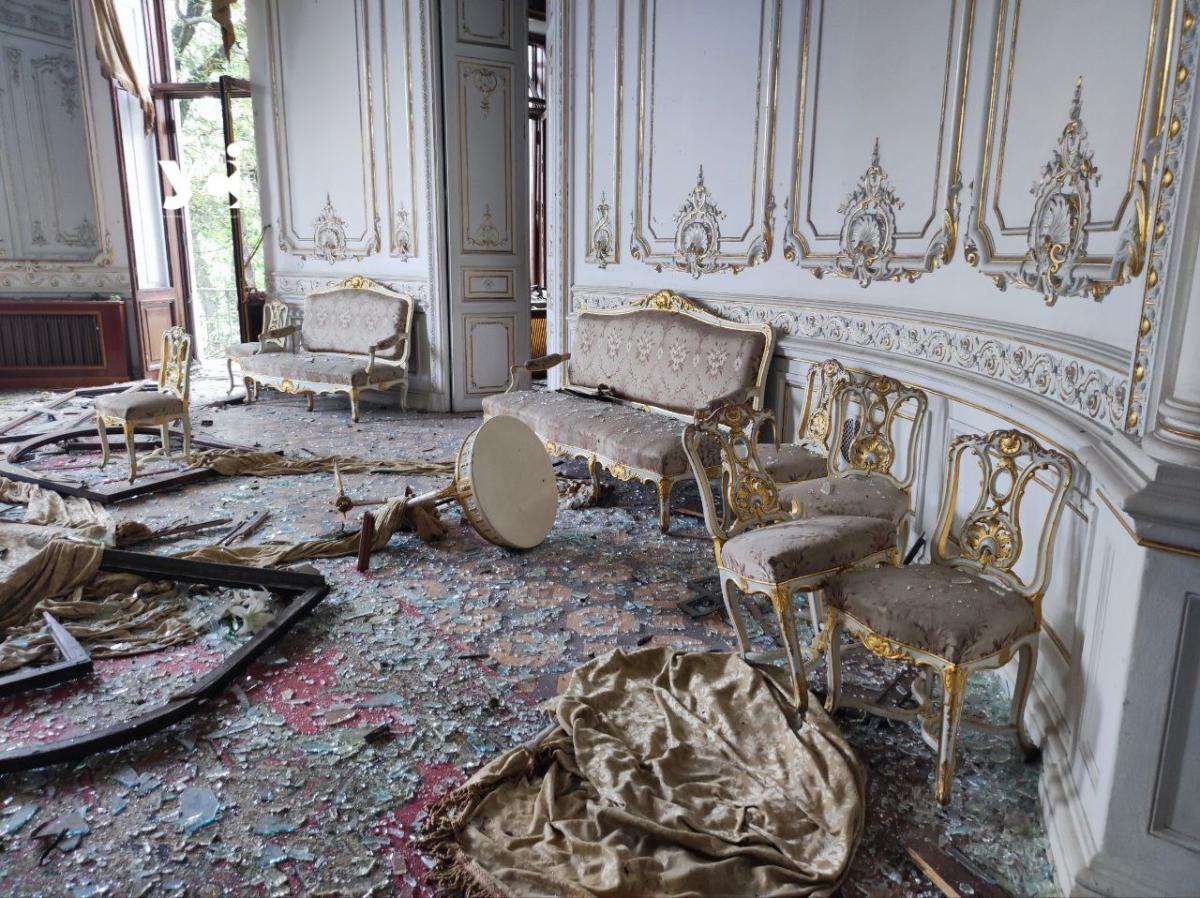 Російські ракети пошкодили Будинок вчених в Одесі