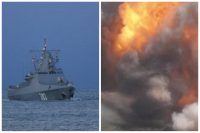 Корабель РФ атакували вбивці Кримського мосту: у Криму гримлять нові вибухи