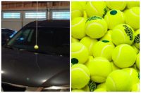 Зачем теннисный мячик в гараже: хитрый лайфхак поможет не коцнуть авто