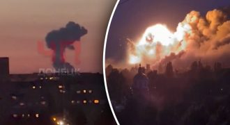 Клубы черного дыма и сильнейшие взрывы: в оккупированной Макеевке мощная "бавовна"